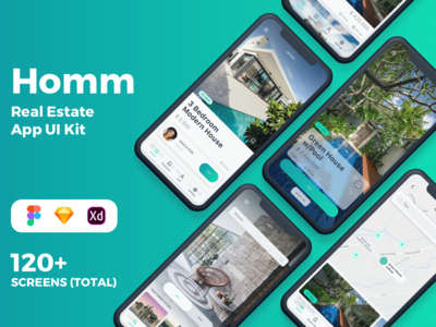 Homm 房地产 UI 套件(Homm Real Estate UI Kit)