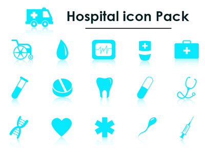 医院图标包(hospital icon pack)