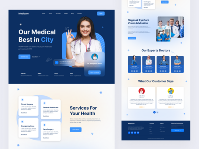 医院登陆页面(Hospital Landing page)