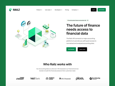 B2B金融科技。产品网站(Fintech for B2B. Product website)