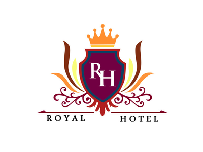 皇家酒店标志。(ROYAL HOTEL Logo.)