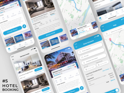 (part-5) - 酒店预订 UI 套件((part-5) - Hotel Booking UI kit)