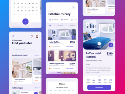 酒店预订应用程序设计：高清(Hotel Booking App Design : HD)