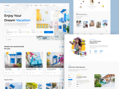 酒店预订登陆页面(Hotel Booking Landing Page)