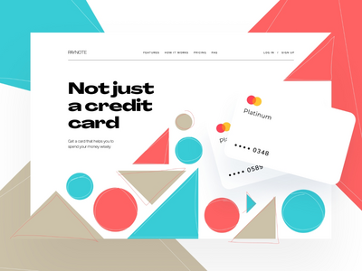 金融科技产品登陆页面(Fintech Product Landing Page)