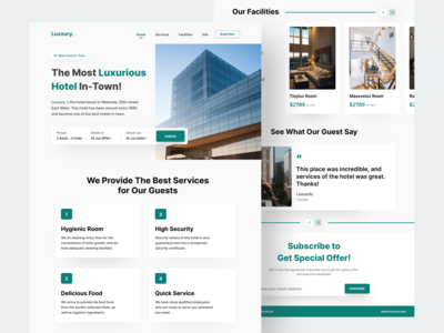 酒店登陆页面(Hotel Landing Page)