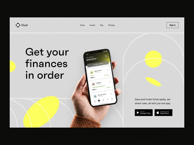 金融科技解决方案产品页面(Fintech Solution Product Page)