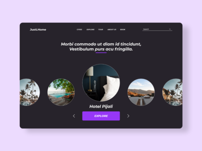 酒店 web 概念黑暗(hotel web concept dark)