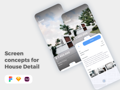房屋详细信息页面概念(House Detail Page Concept)