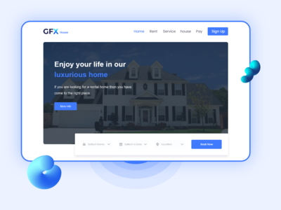 房屋租赁网站（主页）(House Rental Website (home page))