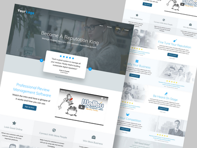 多用途企业主页模板(Multipurpose business homepage template)