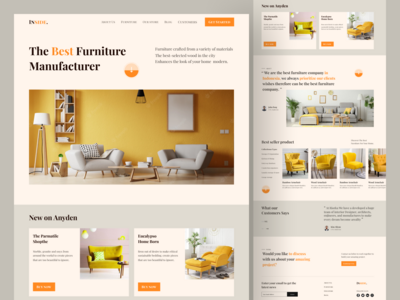 家具登陆页面(Furniture Landing Page)