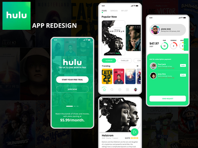 Hulu 应用重新设计(Hulu App Redesign)