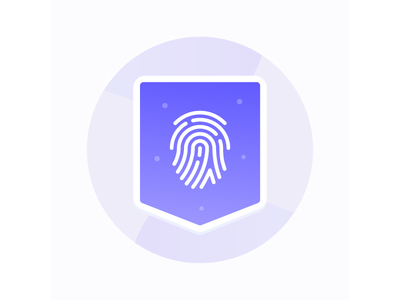 人类指纹图标(Human Fingerprint Icon)