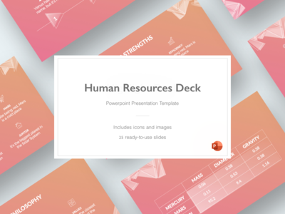 人力资源平台 - 终极演示模板(Human Resources Deck - Ultimate Presentation Template)