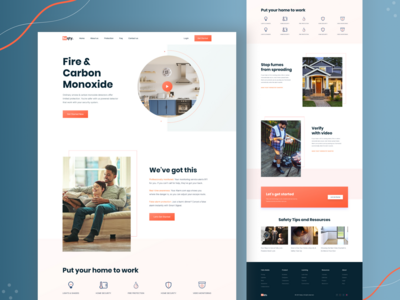 火灾和一氧化碳探测器网站(Fire & Carbon Monoxide Detector Website)