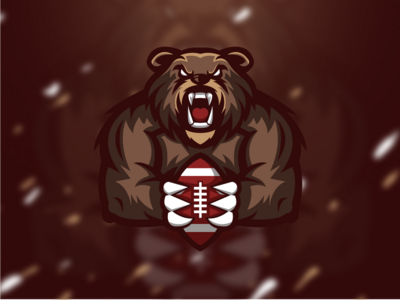 愤怒的熊 - 吉祥物和电子竞技标志(Angry Bear - Mascot & Esport Logo)