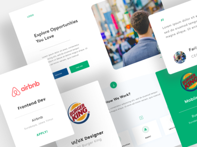 找工作 - 登陆页面(Find Job - Landing Page)