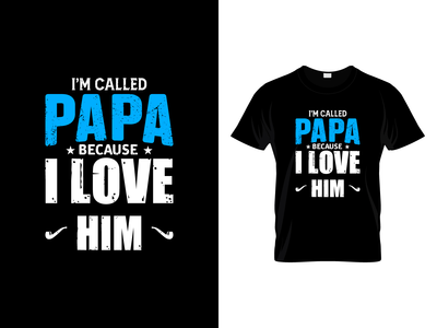 父亲节 t 恤设计矢量，惊人的 t 恤设计(Fathers day t-shirt design vector, Amazing t-shirt design)