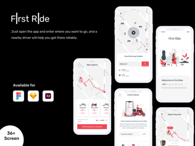 乘车共享应用程序(Ride Sharing App)