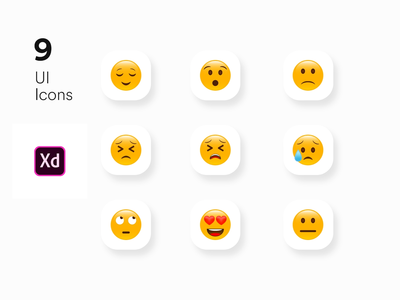 Adobe xd 的图标 UI 套件(Icons UI KIT for Adobe xd)