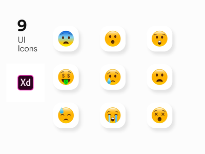 Adobe xd 的图标 UI 套件(Icons UI KIT for Adobe xd)