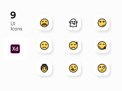 Adobe xd 的图标 UI 套件(Icons UI KIT for Adobe xd)