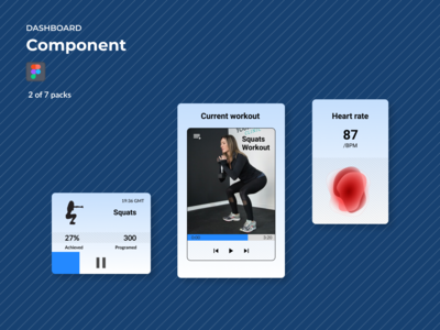 仪表板组件 - 健身(Dashboard Components - Fitness)