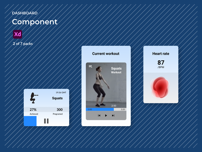 仪表板组件 - 健身(Dashboard Components - Fitness)