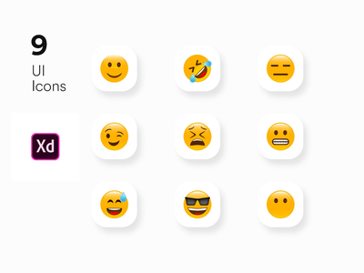 Adobe xd 的图标 UI 套件(Icons UI KIT for Adobe xd)