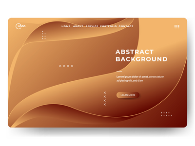 金色抽象背景动态纹理(Gold Abstract Background Dynamic textured)