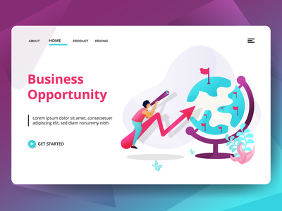 商业机会矢量图现代(Business Opportunity vector illustration modern)