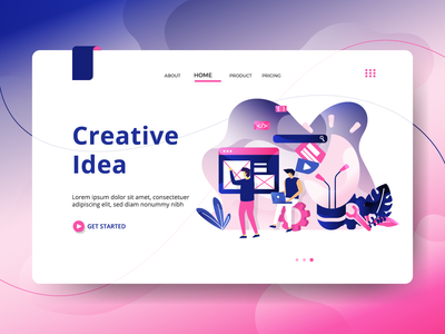 登陆页面创意(Landing page Creative Idea)