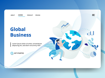 登陆页面全球业务(Landing Page Global Business)