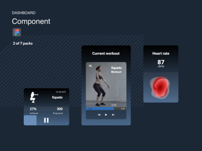 仪表板组件 - 健身(Dashboard Components - Fitness)