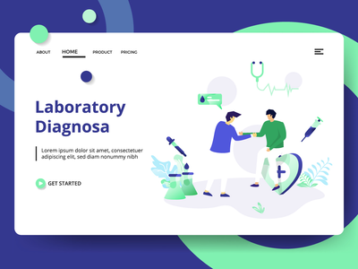 登陆页面实验室诊断(Landing page Laboratory Diagnosa)