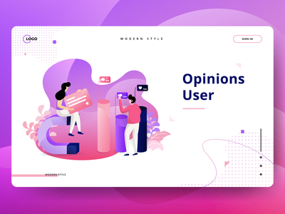 登陆页面意见用户(Landing Page Opinions User)