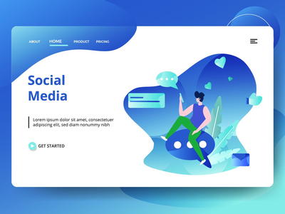 登陆页面社交媒体(Landing Page Social Media)