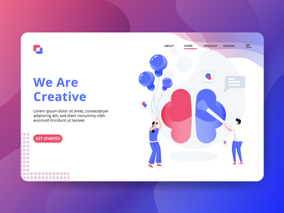 着陆页我们很有创意(Landing Page We Are Creative)
