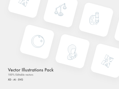 矢量包插图(Vector Pack Illustrations)