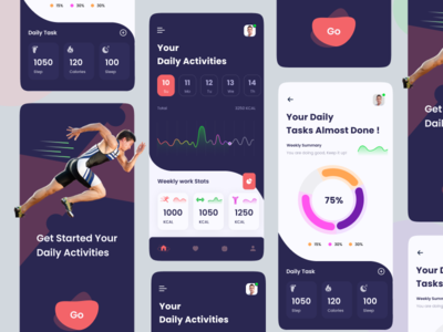 任务活动健身应用(task Activities fitness app)