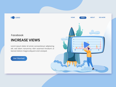 增加浏览量 Facebook 广告登陆页面(Increase Views Facebook Ads Landing Page)