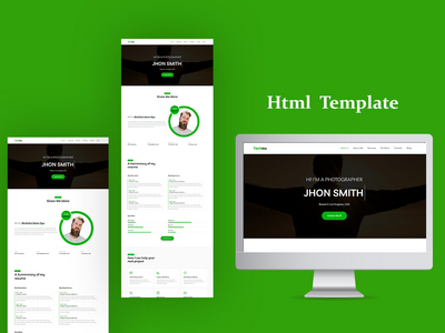 一页简历/简历/作品集模板(One page CV/Resume/Portfolio template)