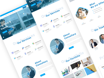 数字代理主页 html 模板(Digital Agency home page html template)