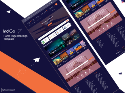 Indigo 航班预订网页(Indigo flight booking web page)