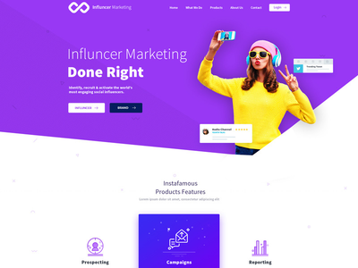 影响者登陆页面(Influencer Landing Page)