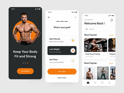 健身移动应用(Fitness Mobile App)