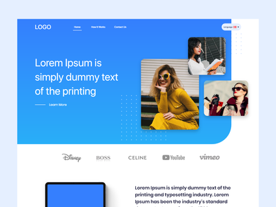 使用 Xd 文件进行创意登陆(Creative Landing with Xd File)