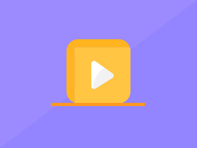 流媒体平面图标(Streaming Flat Icon)