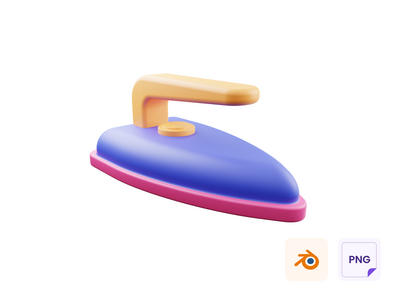 熨斗 3D 图标(Flatiron 3D Icon)